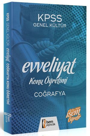 İsem 2020 Evveliyat KPSS Coğrafya Konu Öğretimi