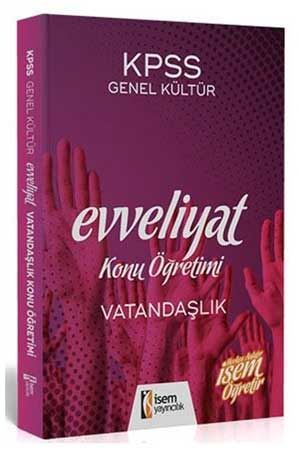 İsem 2020 Evveliyat KPSS Vatandaşlık Konu Öğretimi