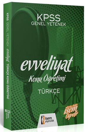 İsem 2020 Evveliyat KPSS Türkçe Konu Öğretimi