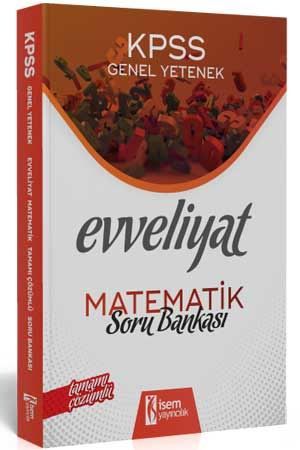 İsem 2020 Evveliyat KPSS Matematik Çözümlü Soru Bankası
