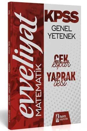 İsem 2020 Evveliyat KPSS Genel Yetenek Matematik Çek Kopar Yaprak Test