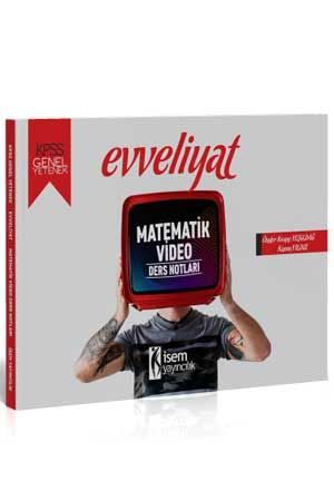 İsem 2020 Evveliyat KPSS Genel Yetenek Matematik Video Ders Notları