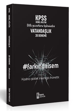İsem 2020 Farkındaİsem KPSS Genel Kültür Vatandaşlık 20 Deneme