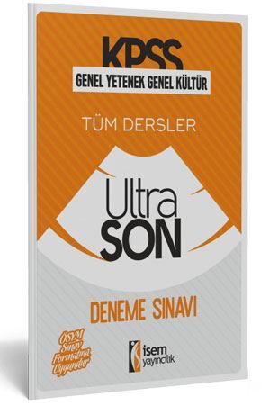 İsem 2020 KPSS Genel Yetenek Genel Kültür ÖSYM Tarzı UltraSon Deneme Sınavı