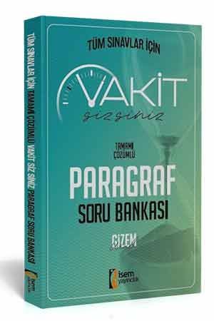 İsem 2020 KPSS VakitSizsiniz Tüm Sınavlar İçin Paragraf Tamamı Çözümlü Soru Bankası