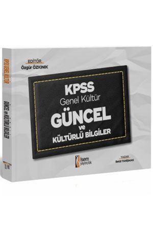 İsem 2020 KPSS Genel Kültür Güncel ve Kültürlü Bilgiler