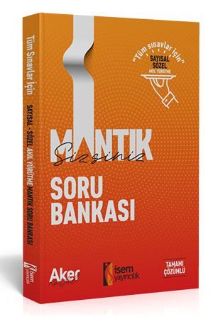 İsem 2020 MantıkSizsiniz Tüm Sınavlar İçin Sayısal Sözel Mantık Tamamı Çözümlü Soru Bankası