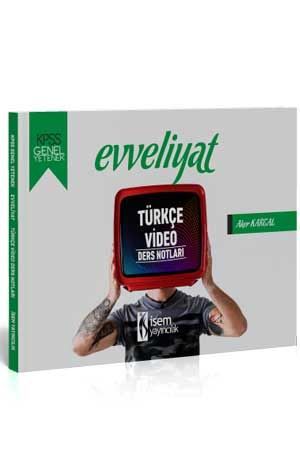 İsem 2020 Evveliyat KPSS Genel Yetenek Türkçe Video Ders Notları İsem